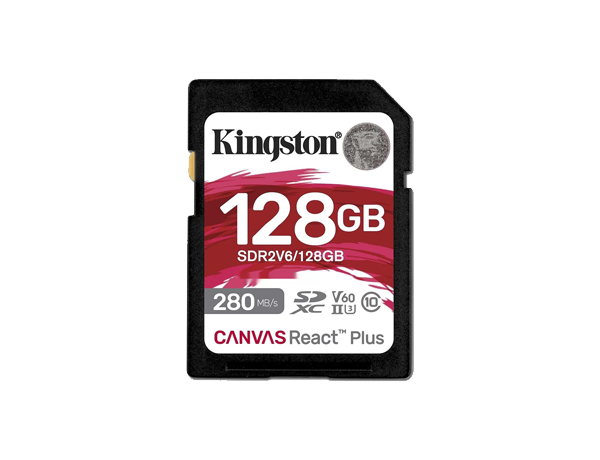 Карта памяти Kingston Canvas React Plus V60 SDXC 128GB аренда и прокат Гомель
